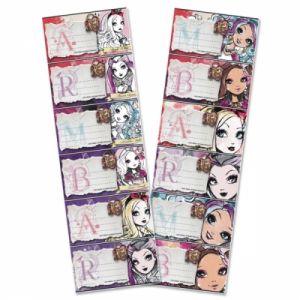 Naklejki na zeszyty Starpak Ever After High, 6szt